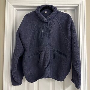 Free People Hit The Slopes Fleece Jacket - M